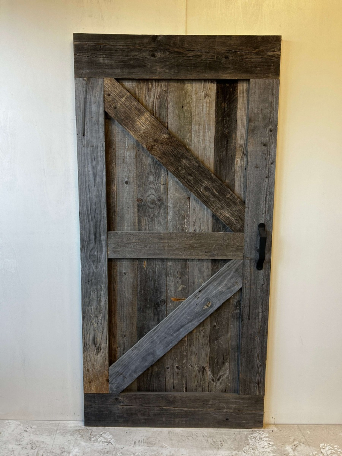 Outlet: Loftdeur Barnwood grijs 102 x 210 cm